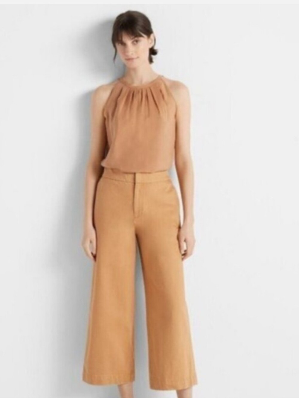 CLUB MONACO Wide Leg Cropped Pant Heavy Pant